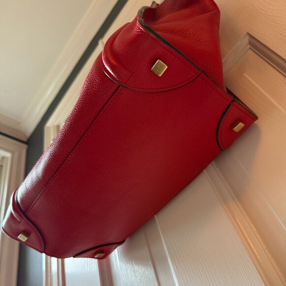 Phoebe Philo Era EUC Authentic Celine Large Luggage Red Handbag Tote Red insert - Picture 3 of 15